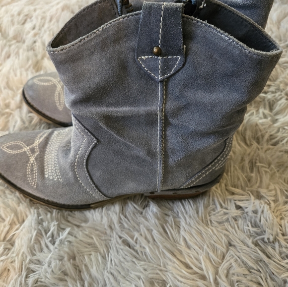 Sundance Blue/Gray Cowboy Booties - Picture 8 of 9